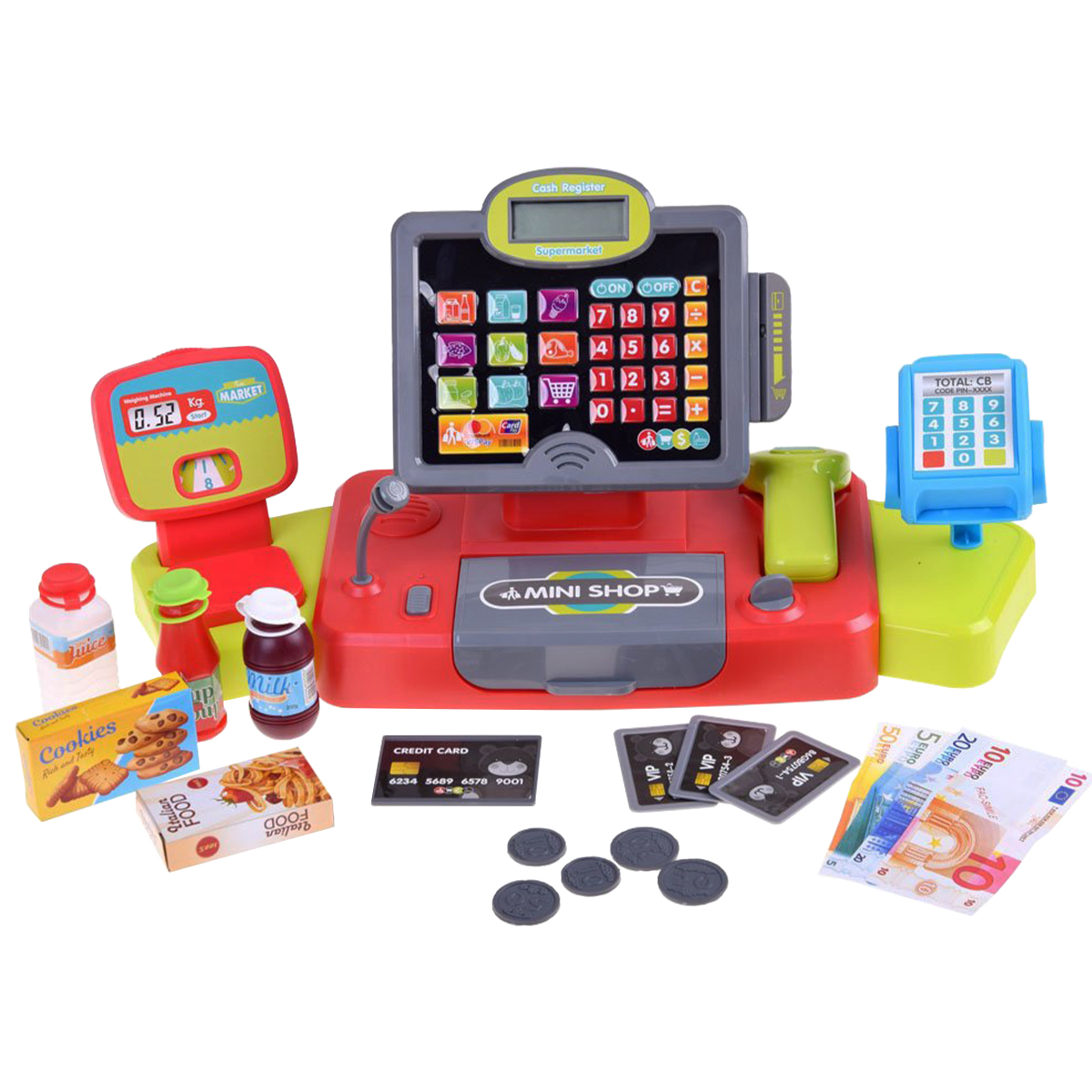 اسباب بازی صندوق فروشگاهی مدل Happy Cashier کد 35578