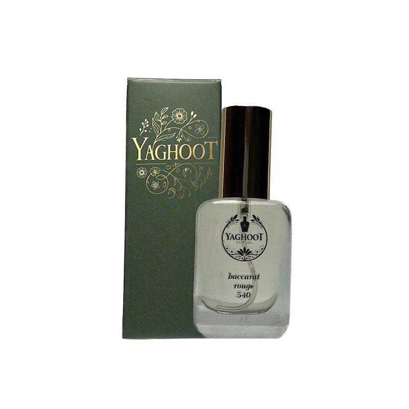 عطر جیبی زنانه یاقوت مدل باکارات رژ 540 با رایحه گرم حجم 10 میلی لیتر