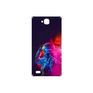 MAHOOT Smoke Rainbow Digital Art 1 Cover Sticker for Honor 3C