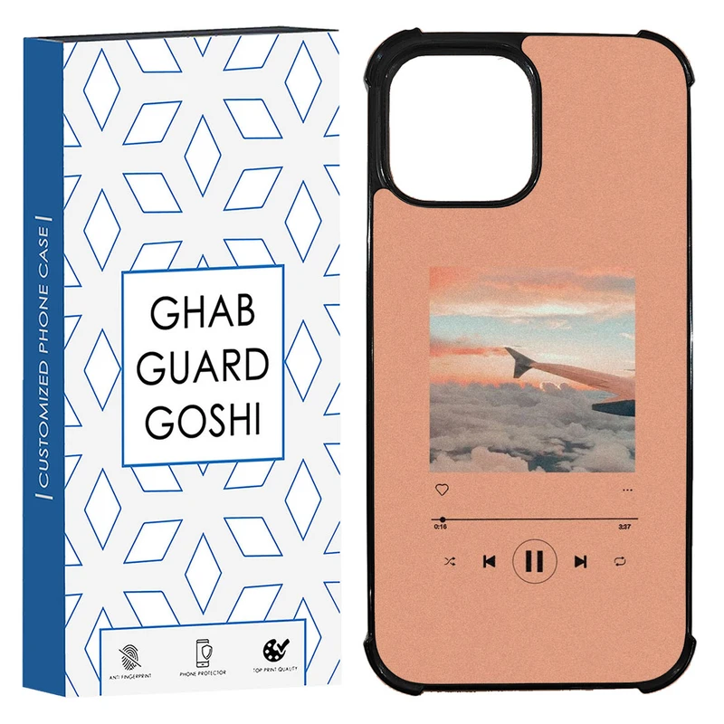 کاور قاب گارد گوشی طرح موزیک کد TPU-266 مناسب برای گوشی موبایل اپل Iphone 13 / 14