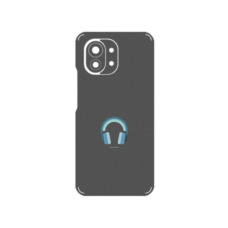برچسب پوششی ماهوت مدل Minimal Headphone Icon مناسب برای گوشی موبایل شیائومی Mi 11 5G