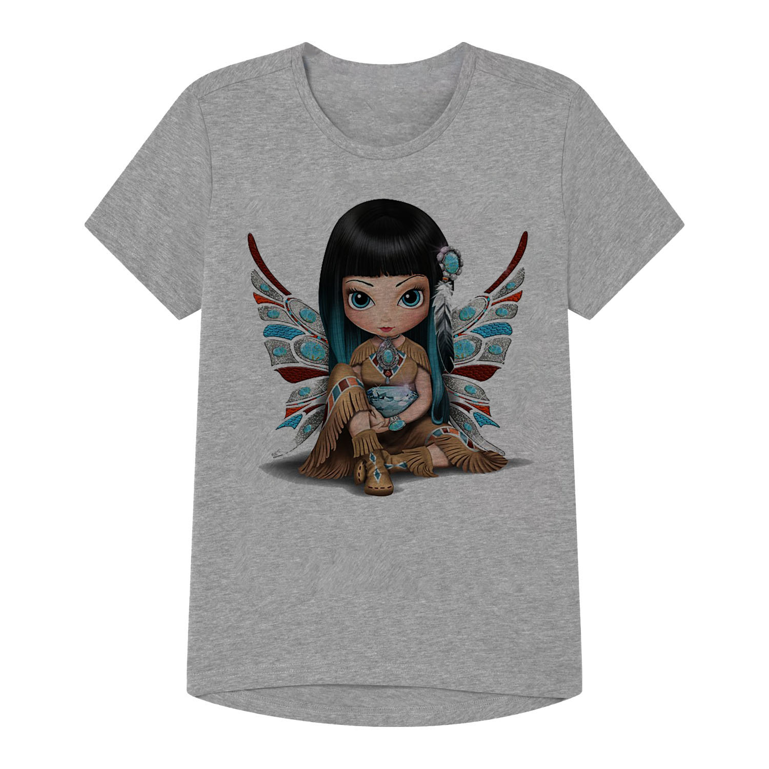 تی شرت دخترانه مدل فرشته کد TJ83