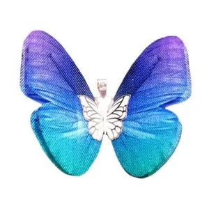 آویز گردنبند طلا 18 عیار زنانه مدل پروانه کد K44