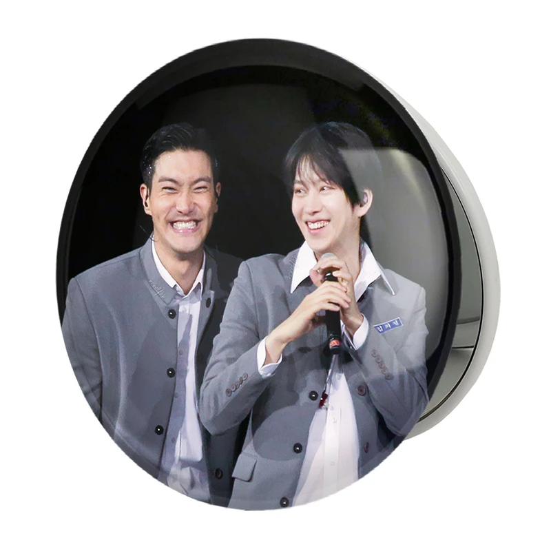 آینه جیبی خندالو طرح ایونهه گروه سوپر جونیور Super Junior مدل تاشو کد 12186 