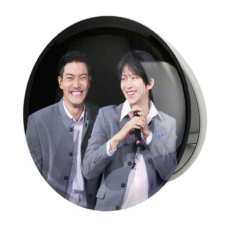 آینه جیبی خندالو طرح ایونهه گروه سوپر جونیور Super Junior مدل تاشو کد 12186 