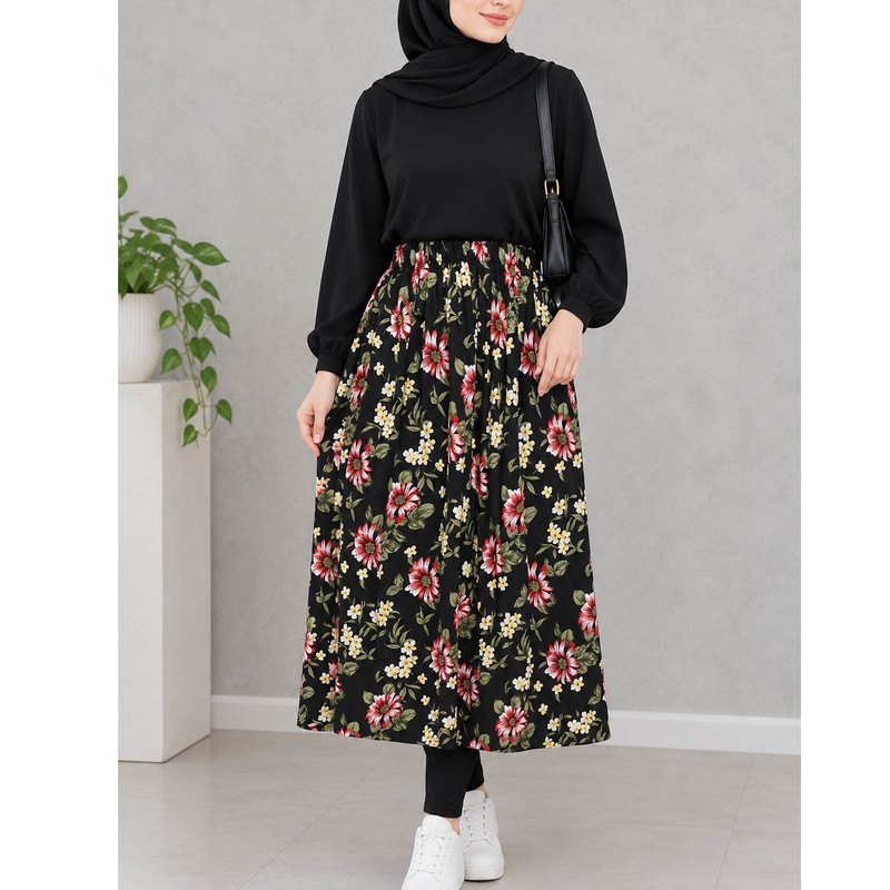 دامن زنانه مدل نخی کوتاه کد 44