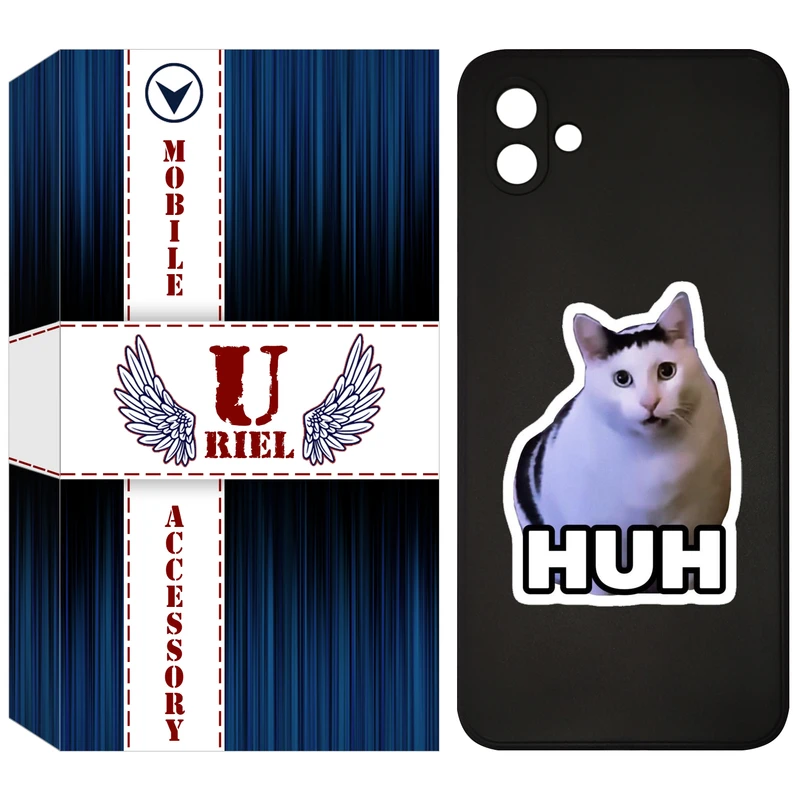 کاور یوریل قاب مدل KSH کد 85 طرح HUH مناسب برای گوشی موبایل سامسونگ Galaxy A05