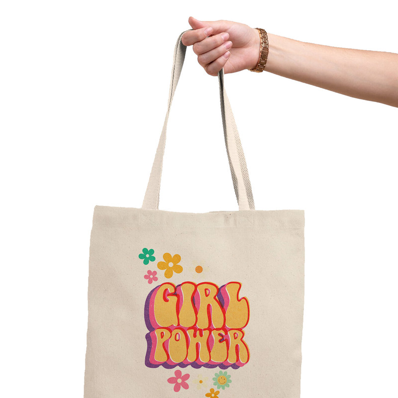 ساک خرید ترمه طراحان ایده مدل قدرت دختر کد cfp3116 - L