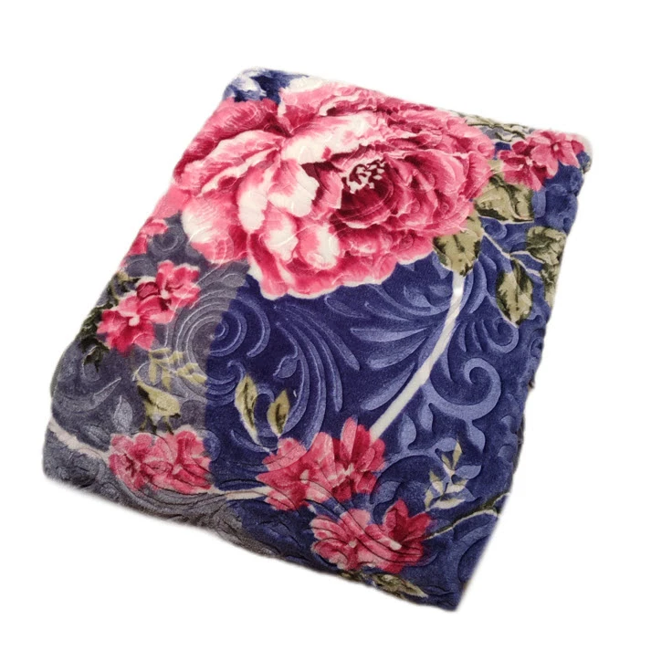 پتو 1 نفر گلبافت مدل برتر گلدار سایز 220x160 سانتی‌متر