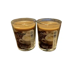 شمع معطر لیوانی سلین مدل Coffee بسته دو عددی