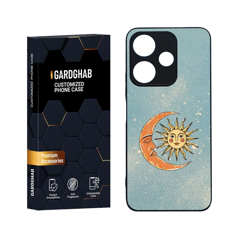 کاور گارد قاب مدل هنری مناسب برای گوشی موبایل شیائومی Redmi 13 4G / Poco M6 4G