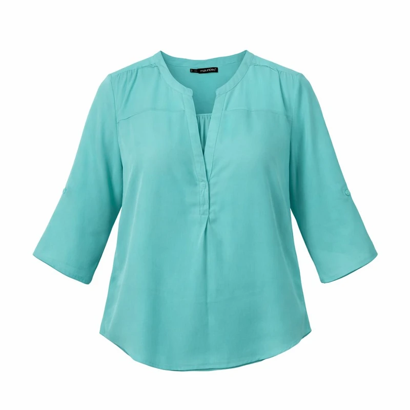 بلوز آستین بلند یقه هفت زنانه مدل نلی