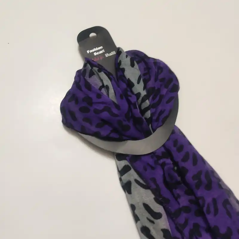 شال زنانه مدل پلنگی Fashion Ddim