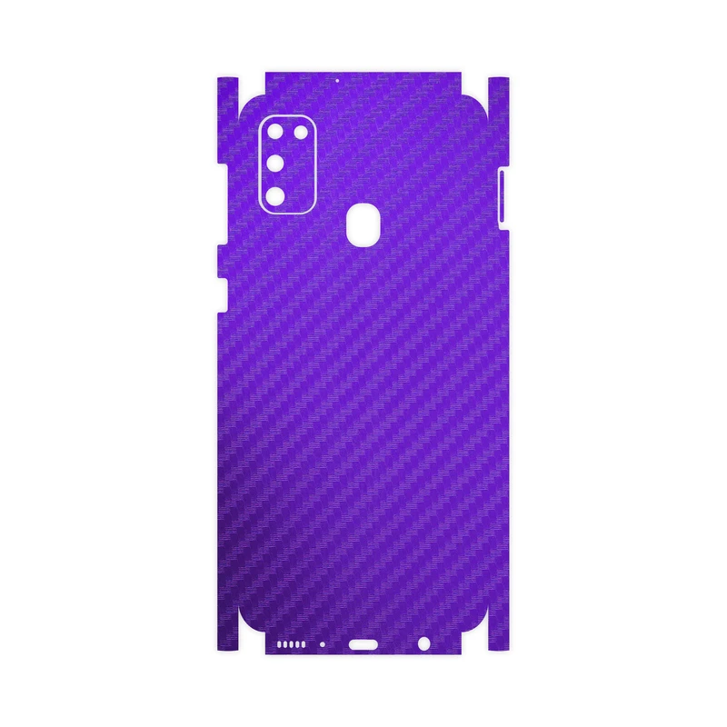 برچسب پوششی ماهوت مدل Purple-Fiber-FullSkin مناسب برای گوشی موبایل سامسونگ Galaxy M21