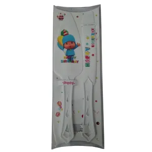 ست کارد و کفگیر سرو کیک مدل پو