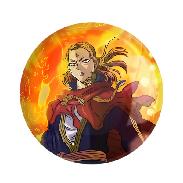 مگنت خندالو طرح فرمانده آتشین انیمه بلک کلاور Black Clover کد 11728