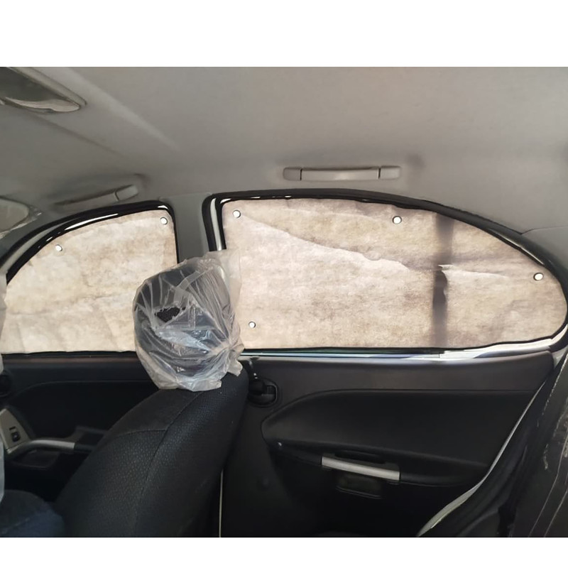 آفتابگیر شیشه خودرو مدل Star184 مناسب برای تیبا ، ساینا و کوییک مجموعه 5 عددی