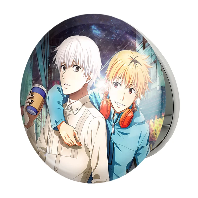 آینه جیبی خندالو طرح کانکی و هیده انیمه توکیو غول Tokyo Ghoul مدل تاشو کد 11888 
