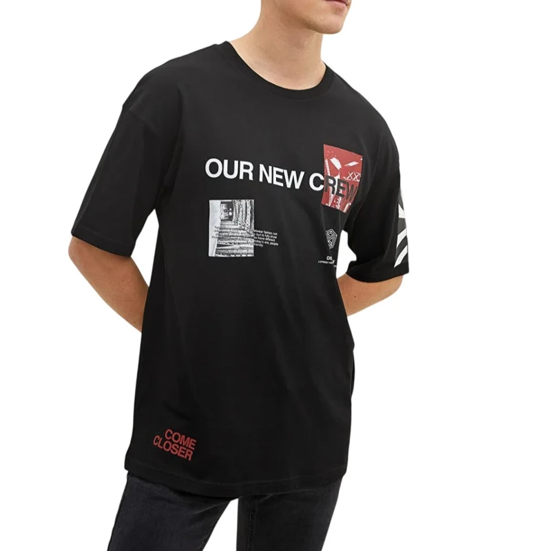 تی‌شرت آستین کوتاه مردانه ال سی وایکیکی مدل My Crew