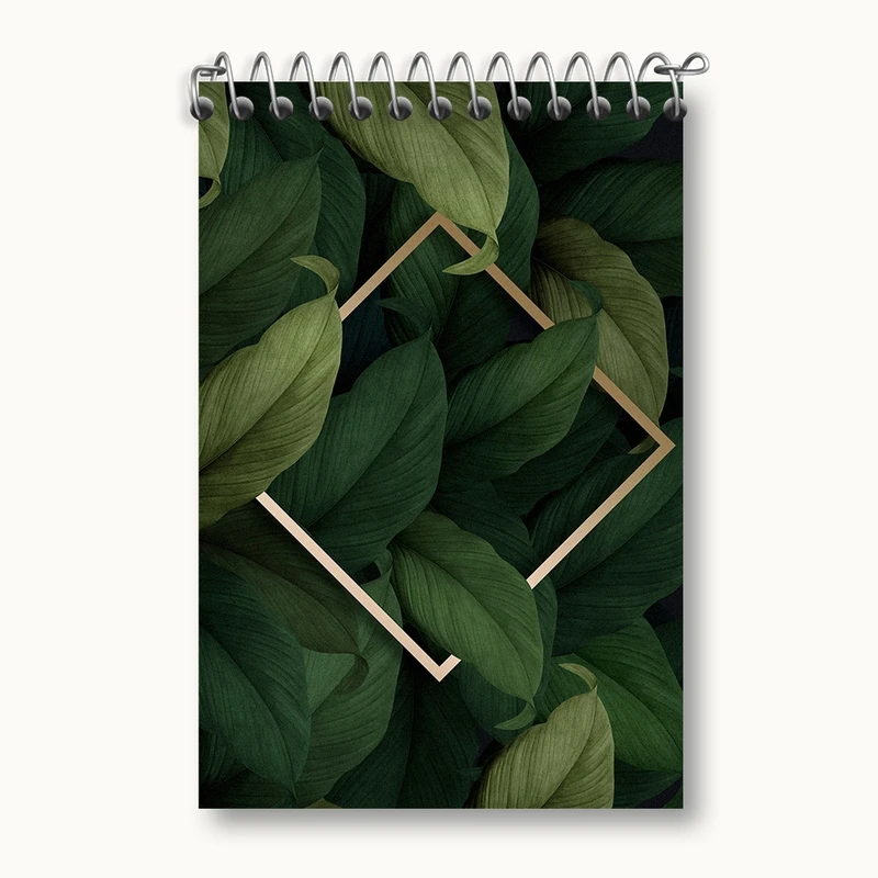 دفتر یادداشت 50 برگ خندالو مدل دکوراتیو (decorative) کد F1538