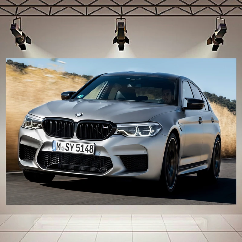 تابلو شاسی طرح ماشین مدل BMW M5 V8 F90 کد AR431