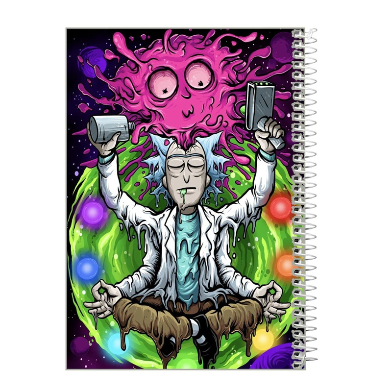 دفتر مشق 50 برگ طرح ریک اند مورتی کد m269