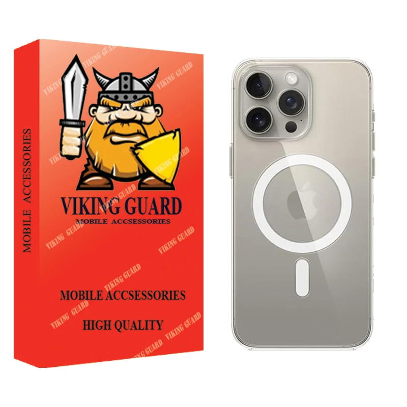 کاور وایکینگ گارد مدل مگ سیف مناسب برای گوشی موبایل اپل iPhone 15 Pro Max
