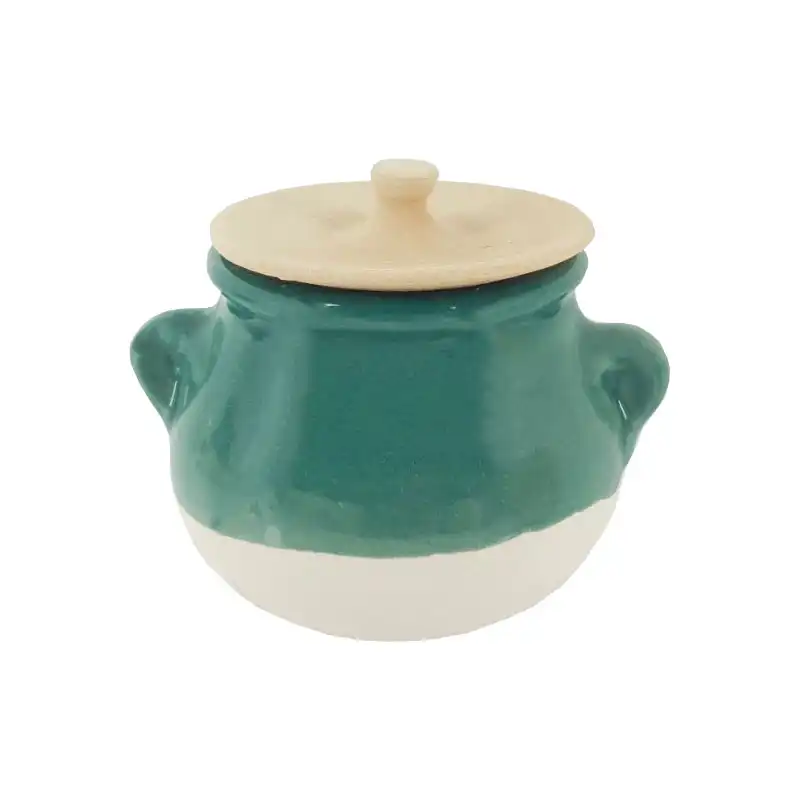 ظرف دیزی سفالی مدل فانتزی مجموعه 6 عددی