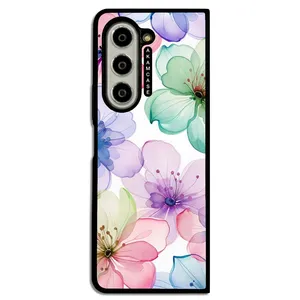 AKAM AMC-WSGZFOLD5-FLOWERS-34 Cover For Samsung Galaxy Z Fold 5
