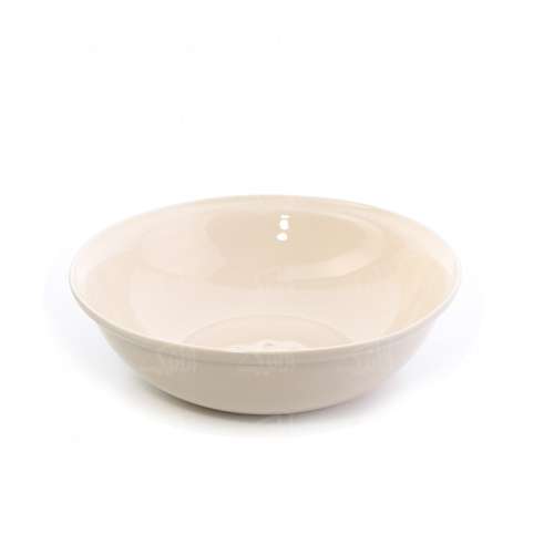 کاسه سفالی آرانیک ‎‎‎‎‎لعاب ساده رنگ‎ ‎کرمی‎ ‎‎طرح‎ ‎صبا مدل 1004000078