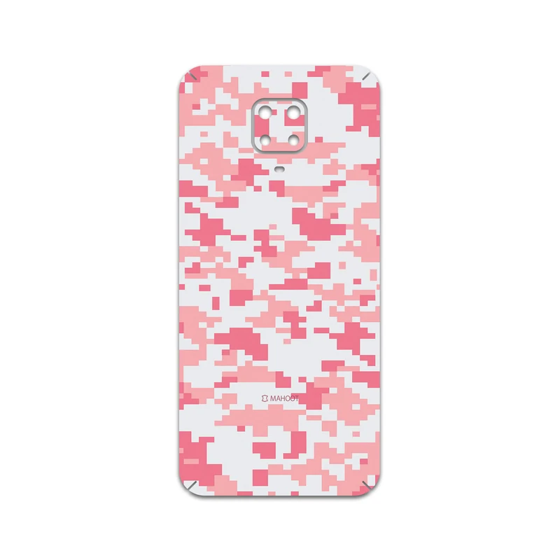 برچسب پوششی ماهوت مدل Army-Pink-pixel مناسب برای گوشی موبایل شیائومی Redmi Note 9 Pro