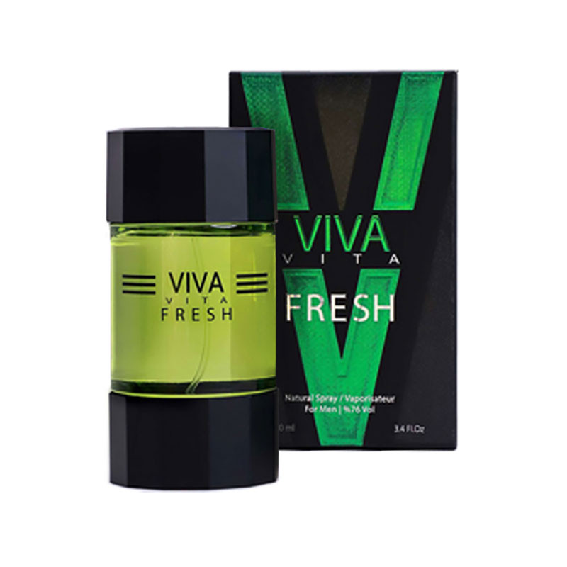 ادو پرفیوم مردانه ویوا ویتا مدل fresh حجم 100 میلی لیتر ادو پرفیوم مردانه ویوا ویتا مدل fresh حجم 100 میلی لیتر