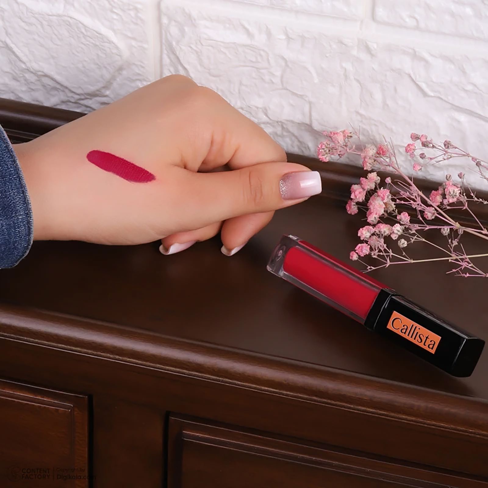 رژ لب مایع کالیستا مدل Stain Matt شماره L88 - - 3