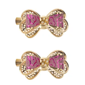 گیره مو زنانه مدل شکوفه کد RT6 مجموعه 2 عددی