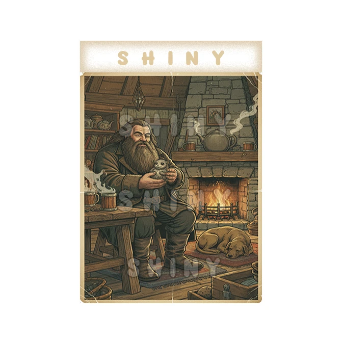 پوستر شاینی مدل هری پاتر طرح هاگرید 02