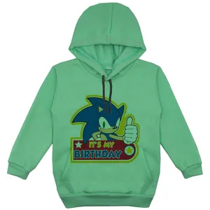 هودی پسرانه مدل سونیک F149 رنگ سبز