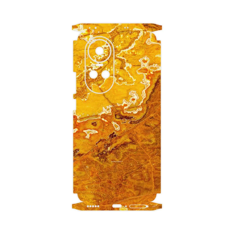 برچسب پوششی ماهوت مدل Gold Marble-FullSkin مناسب برای گوشی موبایل اپو Reno 10 5G