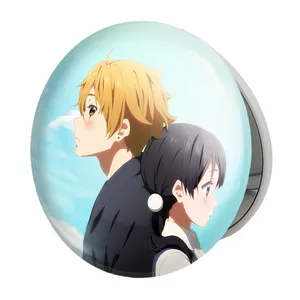 آینه جیبی خندالو طرح موچیزو و تاماکو انیمه فروشگاه تاماکو مدل تاشو کد 24288 