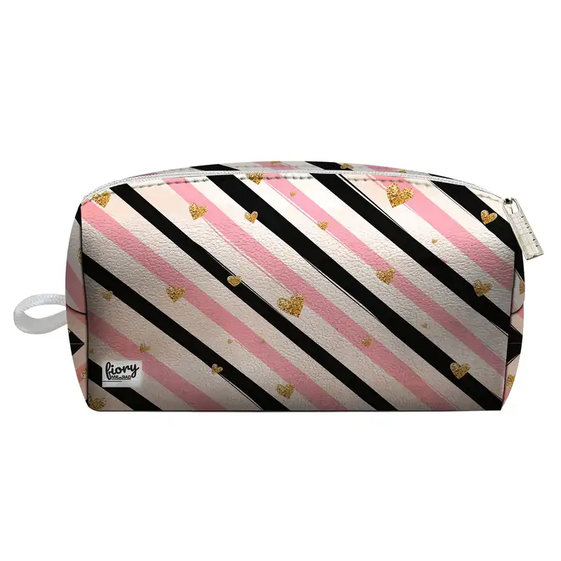 کیف لوازم آرایش زنانه مستر راد مدل قلب فانتزی کد 2266 به همراه کیف پد