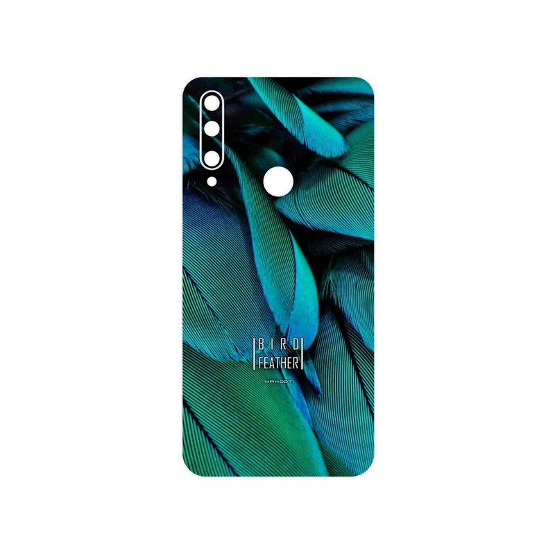 برچسب پوششی ماهوت مدل Green Feather مناسب برای گوشی موبایل آنر 9X