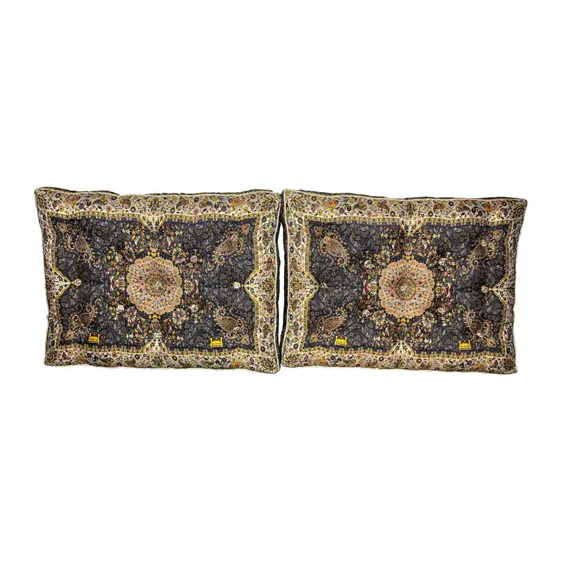 ست 7 تکه پشتی ترمه مدل شاه نشین کد 2121