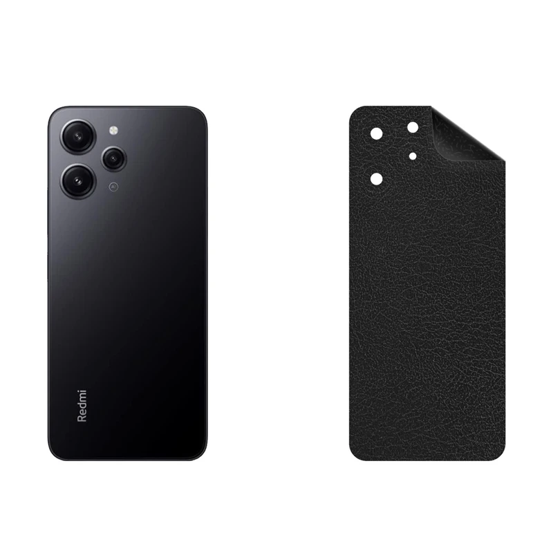 برچسب پوششی بستور طرح چرم مدل GB1-13 مناسب برای گوشی موبایل شیائومی Redmi 12