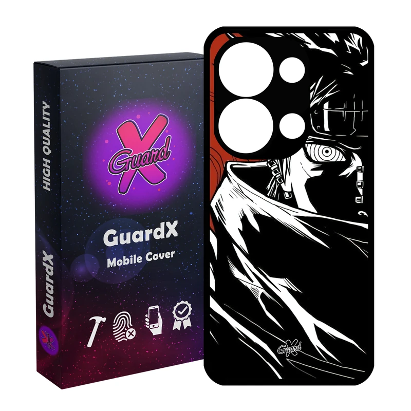 کاور گارد ایکس طرح Pain Anime مدل Glass10551 مناسب برای گوشی موبایل شیائومی Redmi Note 13 Pro 4G / Poco M6 Pro 4G