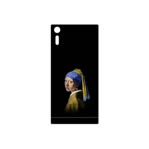 MAHOOT Girl with a Pearl Earring of Vermeer Cover Sticker for Sony Xperia XZ
