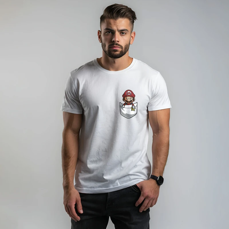 تی شرت آستین کوتاه مردانه مدل 14030115c