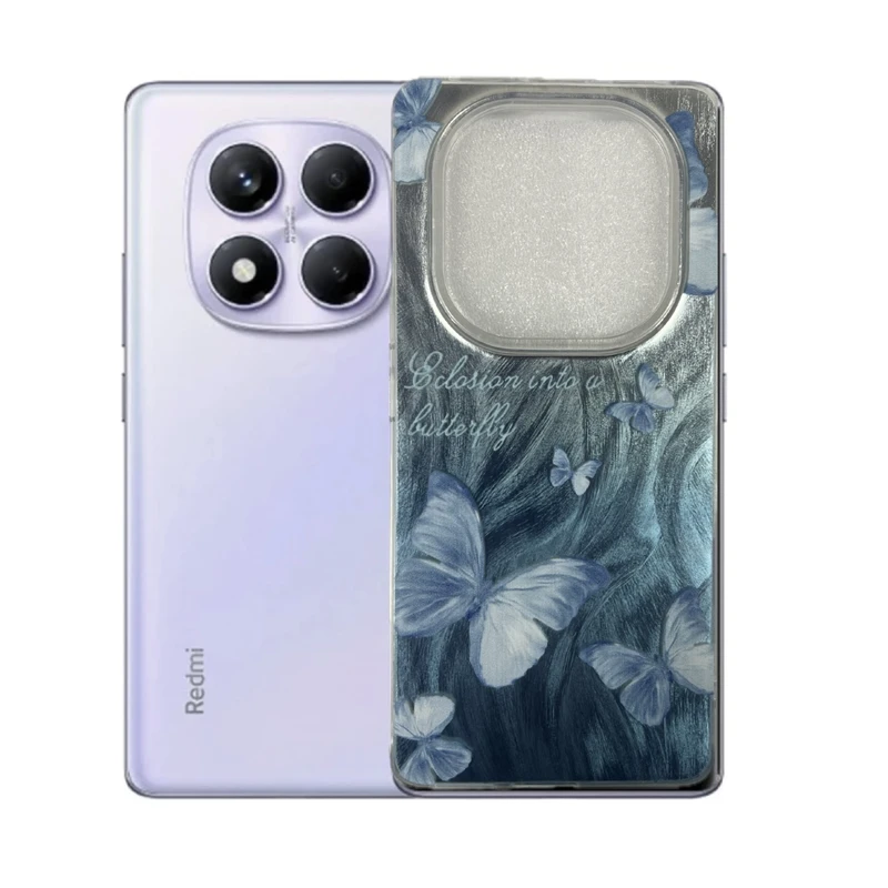 کاور طرح پروانه در مه مناسب برای گوشی موبایل شیائومی Redmi Note 14 Pro 4g
