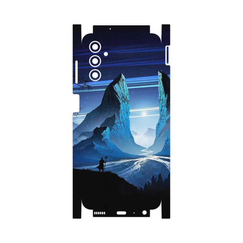 برچسب پوششی ماهوت مدل Blue Mountains Digital Art-FullSkin مناسب برای گوشی موبایل سامسونگ Galaxy M13 (India)