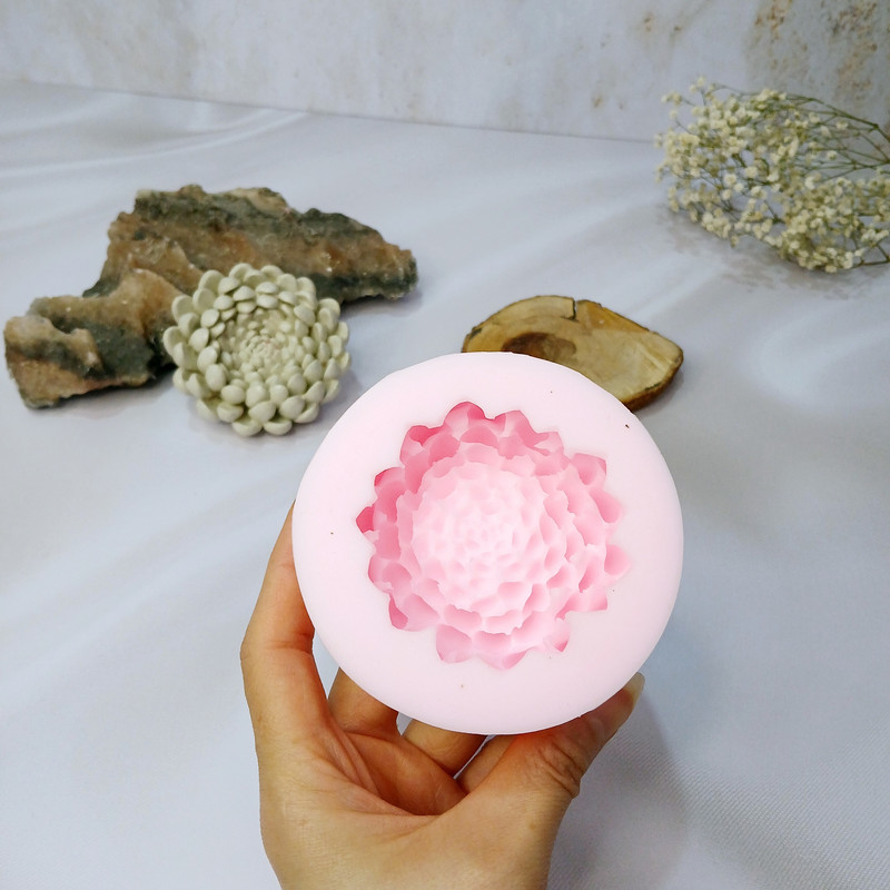 قالب شمع کوشا اکسسوری مدل گل داوودی