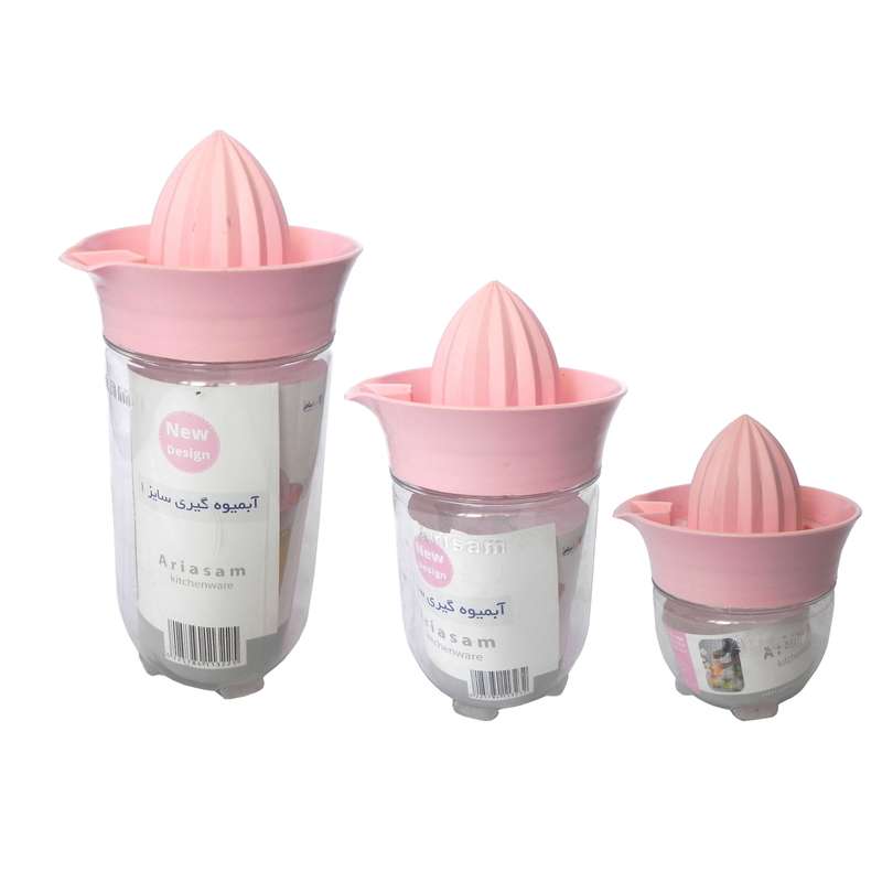 آبمیوه گیری دستی کد 0098 مجموعه 3 عددی آبمیوه گیری دستی کد 0098 مجموعه 3 عددی