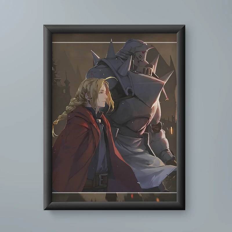 تابلو مدل انیمه ادوارد آلفونس فول متال آلکمیست 19 Edward Alphonse Fullmetal Alchemist anime